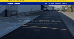 Desktop Screenshot of georgespaving.com